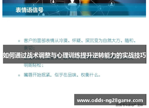 如何通过战术调整与心理训练提升逆转能力的实战技巧