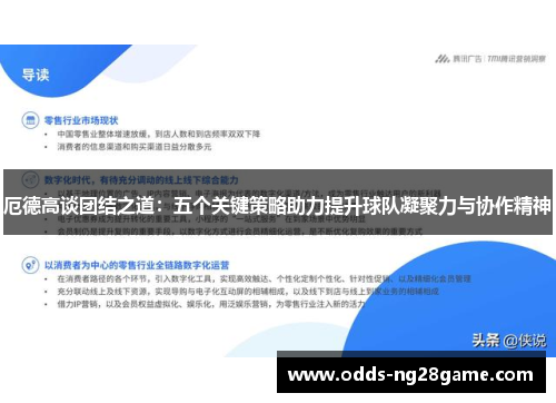 厄德高谈团结之道：五个关键策略助力提升球队凝聚力与协作精神